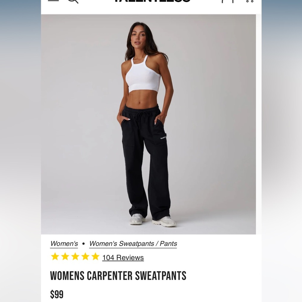 TALENTLESS Black Women's Joggers